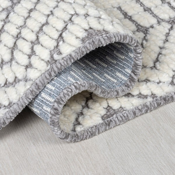 Covor tip traversă gri lavabil 60x218 cm Verve Jaipur – Flair Rugs-image-3