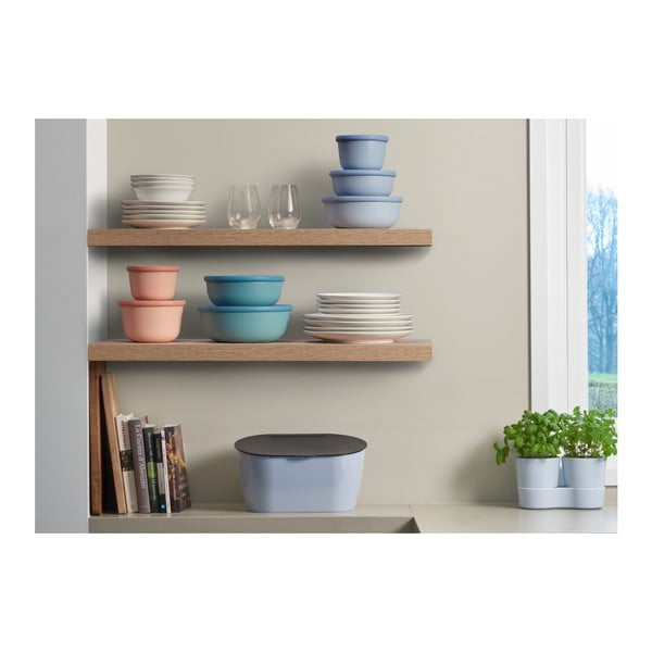 Ghiveci din plastic pentru ierburi aromatice/cu sistem de auto-irigare ø 13,5 cm Hydro Herbs – Mepal-image-1