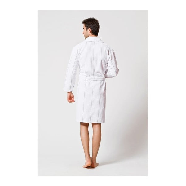 Halat de baie bărbați, gri, U.S. Polo Assn. Casper, măr. S/M-image-2