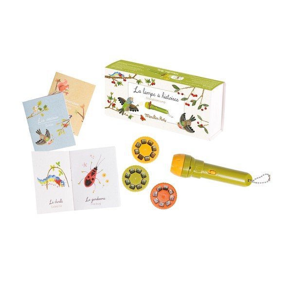 Lanternă cu proiecții pentru copii Moulin Roty Grădină-image-4