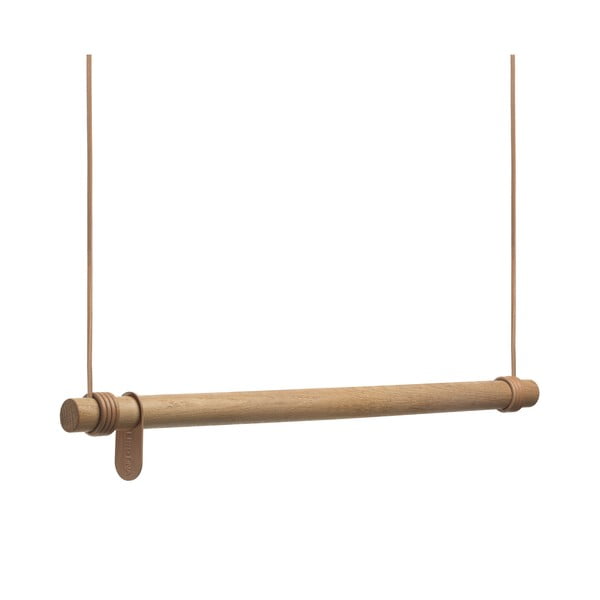 Cuier de perete în culoare naturală din lemn de stejar 80 cm Swing M – LIND DNA