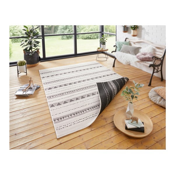 Covor adecvat pentru exterior NORTHRUGS Bahamas, 160 x 230 cm, negru-crem-image-4