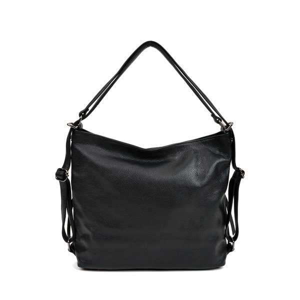 Geantă din piele Isabella Rhea Giuseppe, negru-image-3