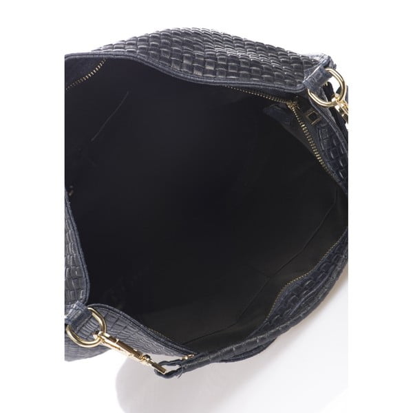 Geantă din piele Giorgio Costa Violina, albastru închis-image-3