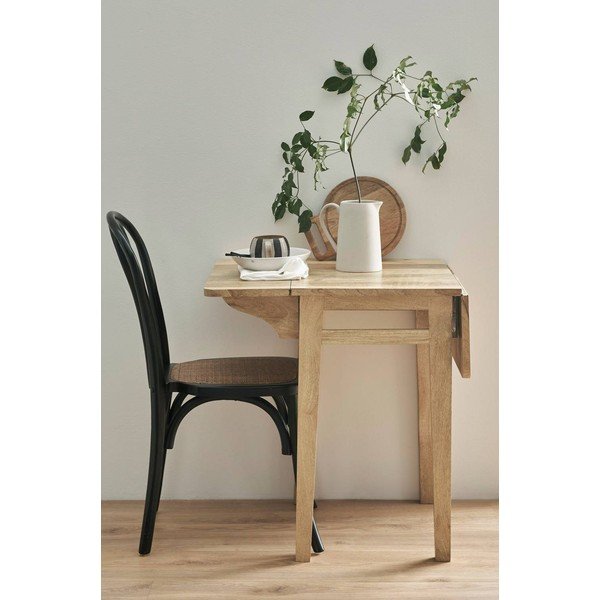 Masă de dining extensibilă din lemn de mango cu blat suplimentar 43,5x60 cm Derri – Ellos Home-image-2
