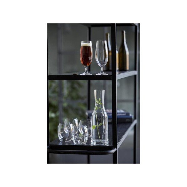 Set 4 pahare de apă din sticlă cristalină Bitz Fluidum, 530 ml-image-2