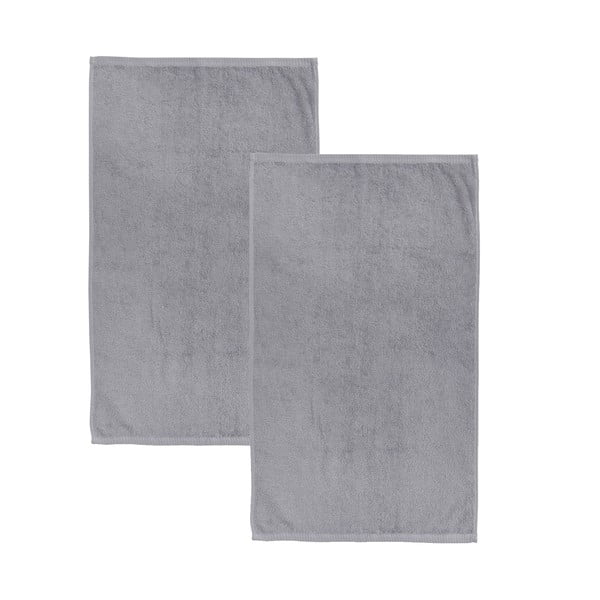 Prosoape gri 2 buc. din bumbac cu uscare rapidă/din frotir 90x140 cm Quick Dry – Catherine Lansfield