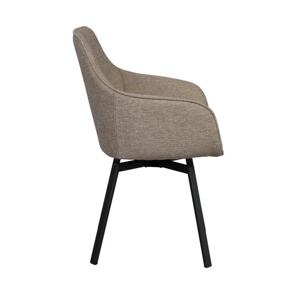 Set de scaune de sufragerie bej 2 buc. tapițat Alison – Rowico-image-3