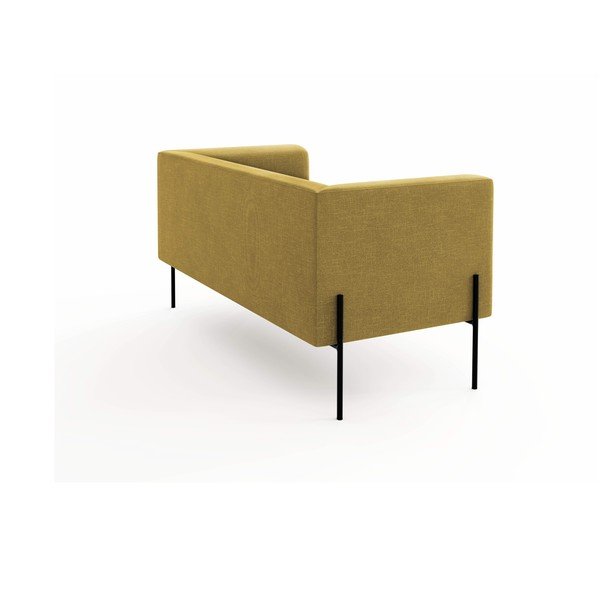 Canapea Milo Casa Nina, galben, 142 cm-image-3