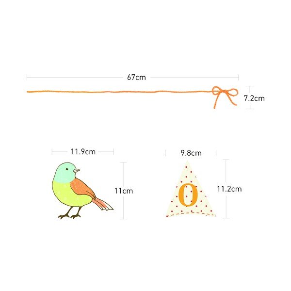 Autocolant Ambiance Birds On Wire-image-4