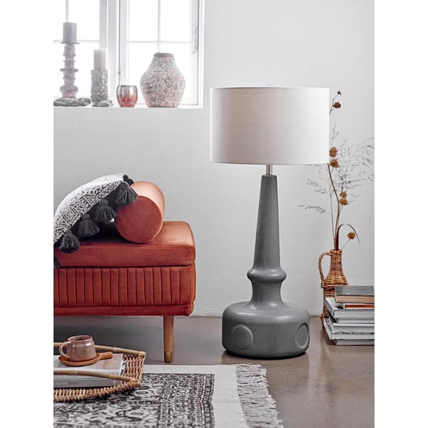 Covor din bumbac Bloomingville Luca, 90 x 150 cm, bej-negru-image-3