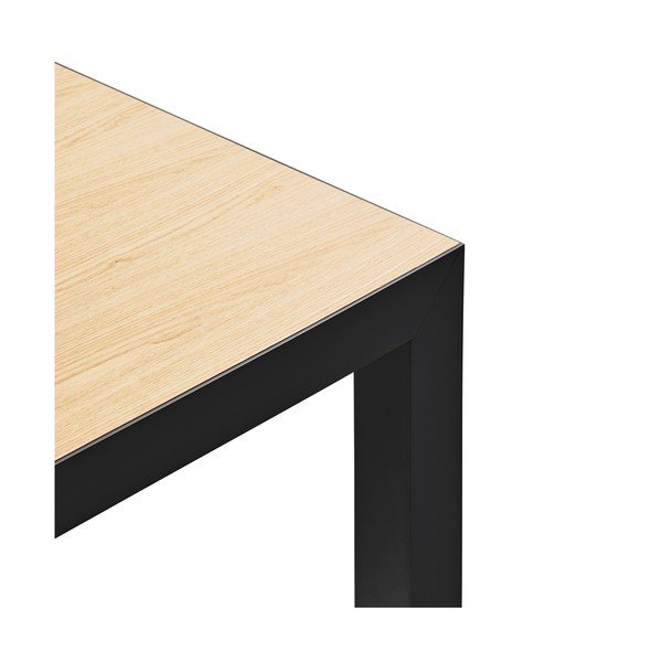 Masă de dining cu blat din lemn de stejar 75x180 cm Alma – Teulat-image-4