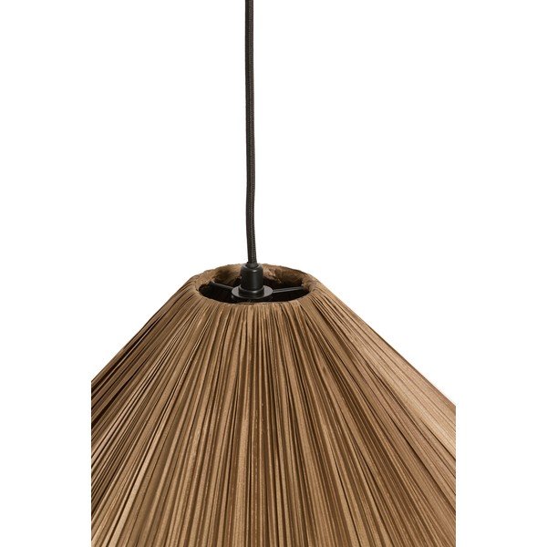 Lustră maro cu abajur textil ø 12 cm Verita – Light & Living-image-2