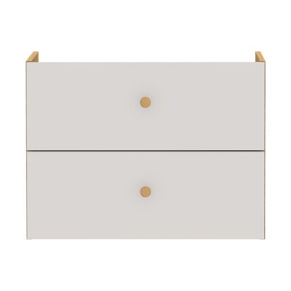 Modul cu sertare pentru sistem de rafturi modulare gri 43x33 cm Z Cube - Tenzo-image-1