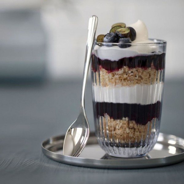 Set 2 pahare din sticlă Kähler Design Hammershoi, 330 ml, albastru-image-1