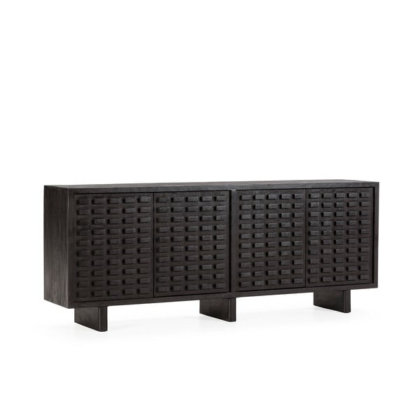 Comodă neagră din lemn de mango 200x80x40 cm Inaya – MOME-image-3