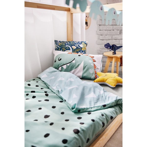 Lenjerie de pat pentru copii din bumbac  140x200 cm Dino – Bonami Selection-image-3