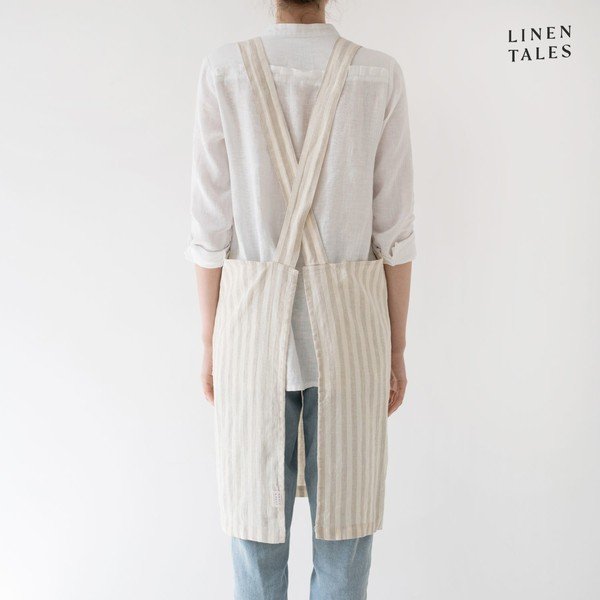 Șorț din in Crossback – Linen Tales-image-2