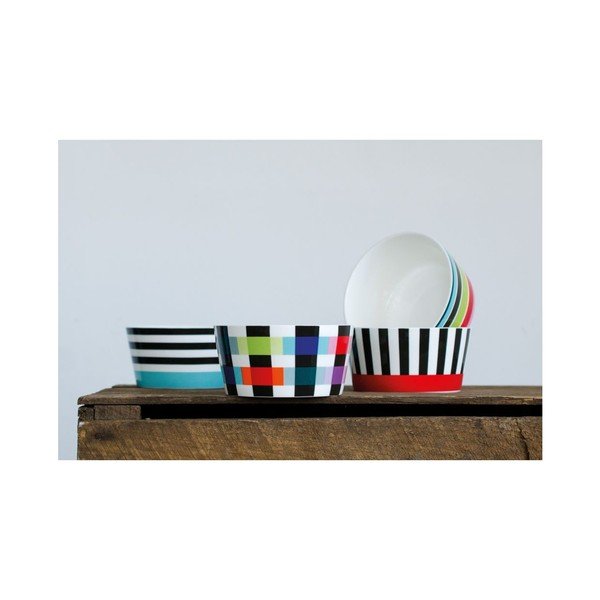 Bol din porțelan Remember Dots, 450 ml-image-1