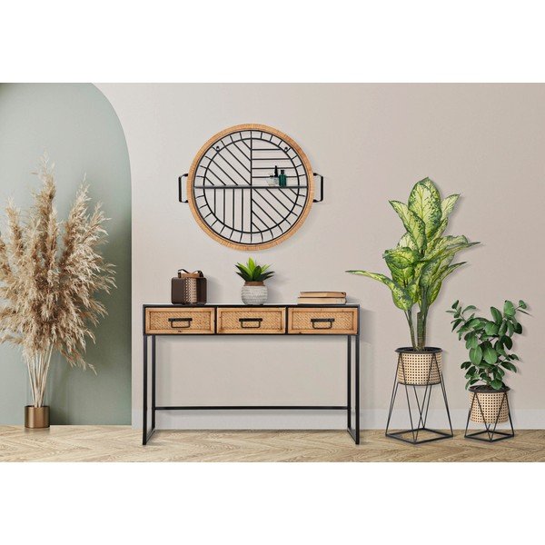 Raft din metal negru Cebu - Mauro Ferretti-image-1