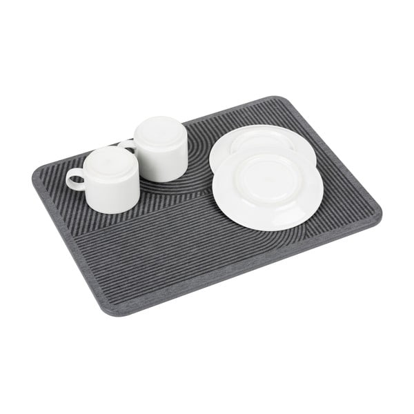 Scurgător de vase gri din diatomit 40x30 cm Damon – Wenko