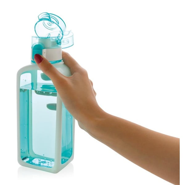 Sticlă cu sistem de deschidere automat XD Collection, 600 ml, albastru-image-2