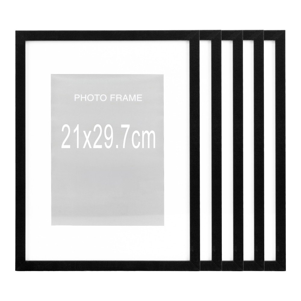 Rame negre 5 buc. 21x30 cm Marbella – House Nordic
