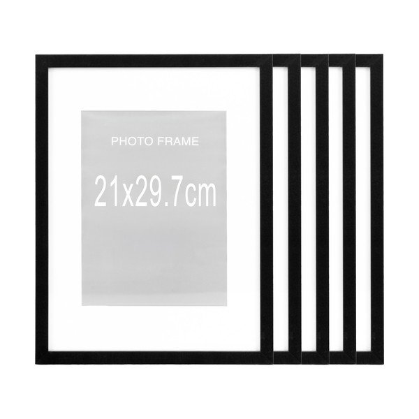 Rame negre 5 buc. 21x30 cm Marbella – House Nordic