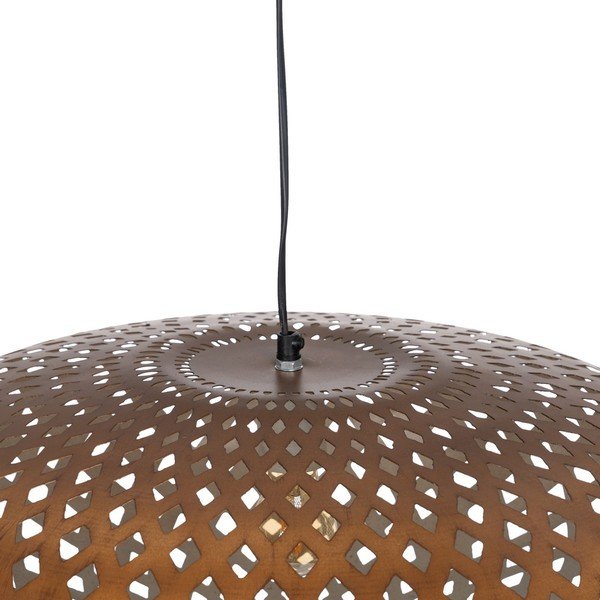 Lustră aurie cu abajur din metal ø 56 cm – Ixia-image-4