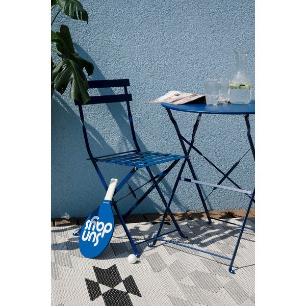 Set mobilier de grădină Bonami Essentials Retro, albastru închis-image-3