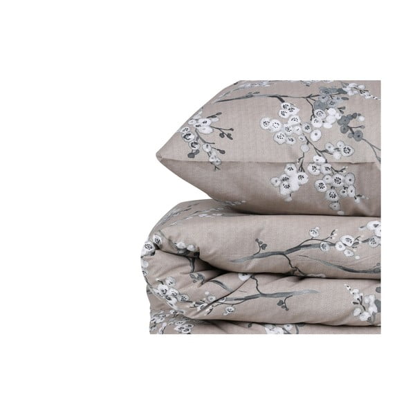 Lenjerie de pat maro din bumbac ranforcé pentru pat dublu/extinsă 240x220 cm Chicory – Mijolnir-image-3