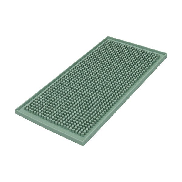 Scurgător de vase verde salvie din silicon 30x15 cm – Brandani