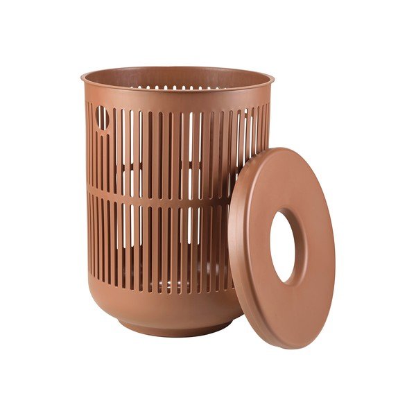 Coș de rufe portocaliu din plastic 60 l Ume – Zone-image-3