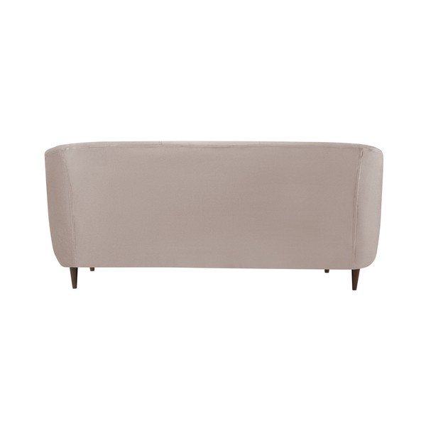 Canapea cu tapițerie din catifea Kooko Home GLAM, bej, 175 cm-image-1