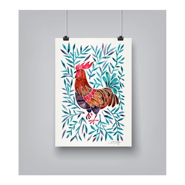 Poster Americanflat Americanflat Lecoq Leaves, 30 x 42 cm