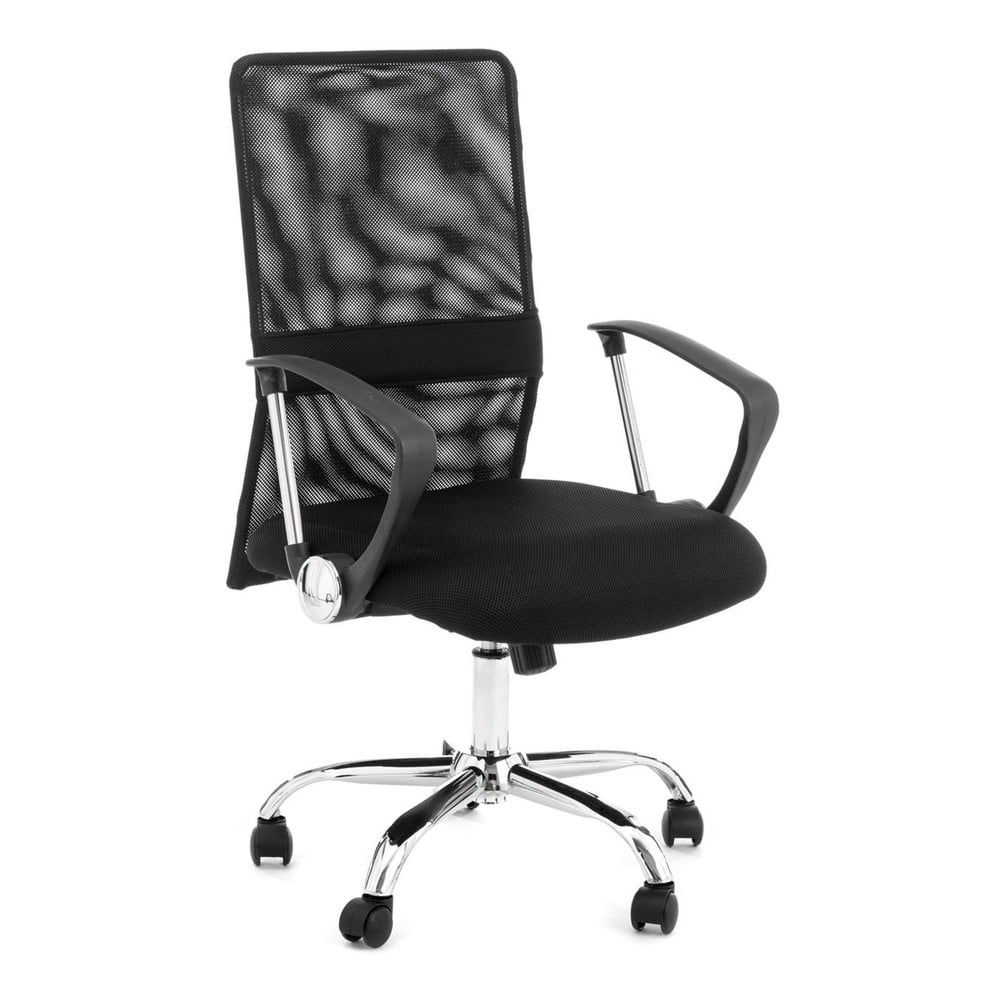 Scaun de birou negru Classic – Tomasucci