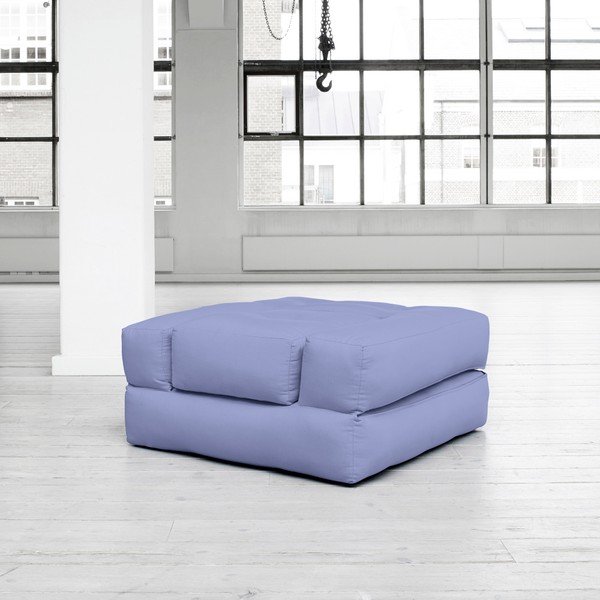 Fotoliu extensibil Karup Cube Blue Breeze-image-4