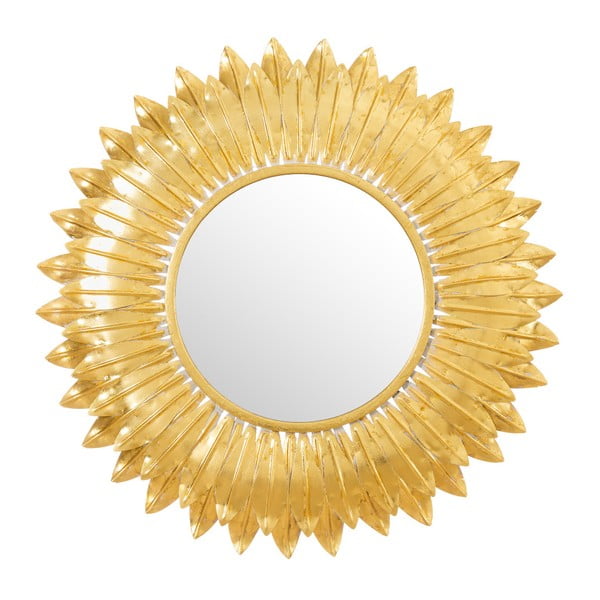 Oglindă Ixia Sol Metal Cristal, 68 x 68 cm, auriu