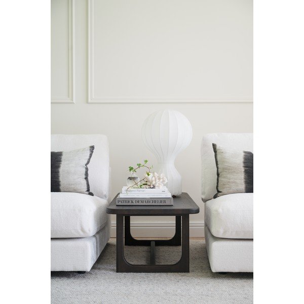 Măsuță de cafea în culoare naturală închisă cu blat cu aspect de lemn de stejar 50x103 cm Driscoll – Rowico-image-1