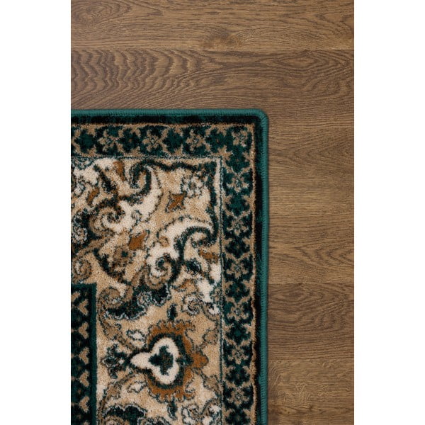 Covor verde din lână 160x240 cm Lauren – Agnella-image-3