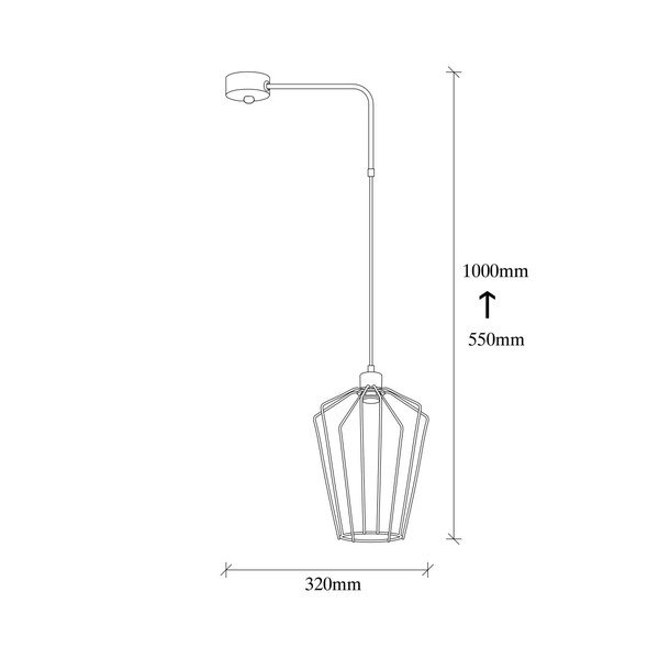 Lustră metalică Opviq lights Melina, negru-image-3