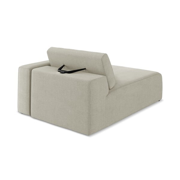 Modul pentru canapea modulară bej (cu colț pe partea dreaptă) Kalea – Makamii-image-4
