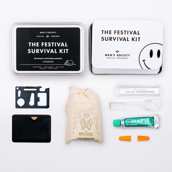 Kit de călătorie pentru festival de muzică Men's Society Festival Survival