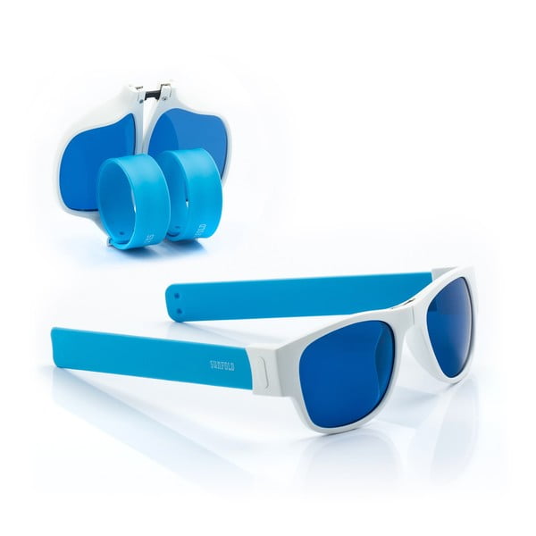 Ochelari de soare pliabili InnovaGoods Sunfold AC2, albastru