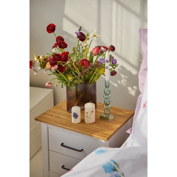 Lenjerie de pat din bumbac pentru pat dublu Bonami Selection Fleur, 200 x 200 cm-image-3