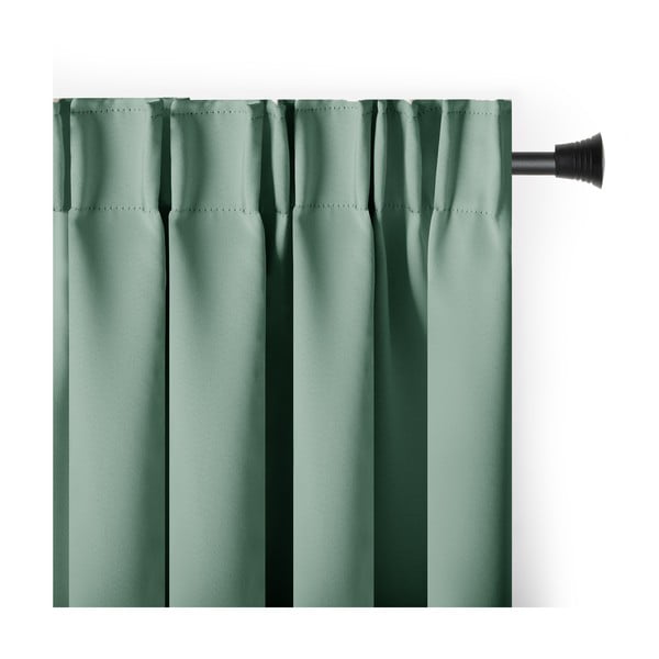 Draperie verde-deschis dimout (semi-opacă) 140x270 cm Kierra – Restilo