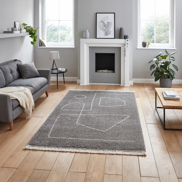 Covor Think Rugs Boho, 160 x 220 cm, bej-image-1