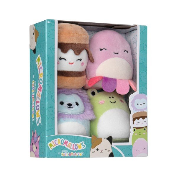 Jucării de pluș 4 buc. Micromallows 4Pack – SQUISHMALLOWS