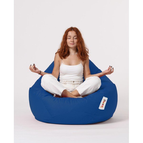 Beanbag pentru grădină albastru Premium – Floriane Garden-image-1