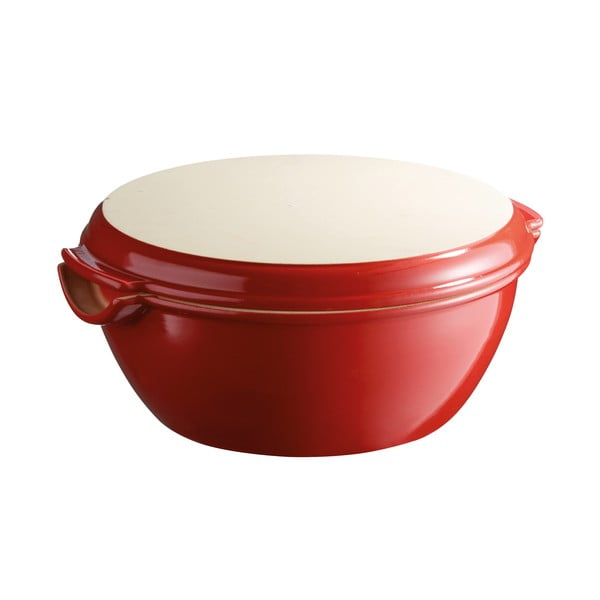 Formă rotundă din ceramică pentru pâine Emile Henry, ⌀ 29,5 cm, roșu-image-1